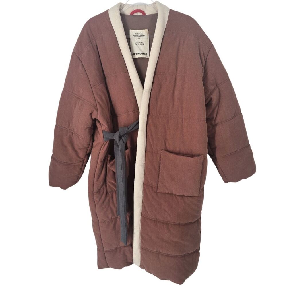 OFFHOURS Homecoat in Red Rocks Unisex One size Comforter Coat Robe